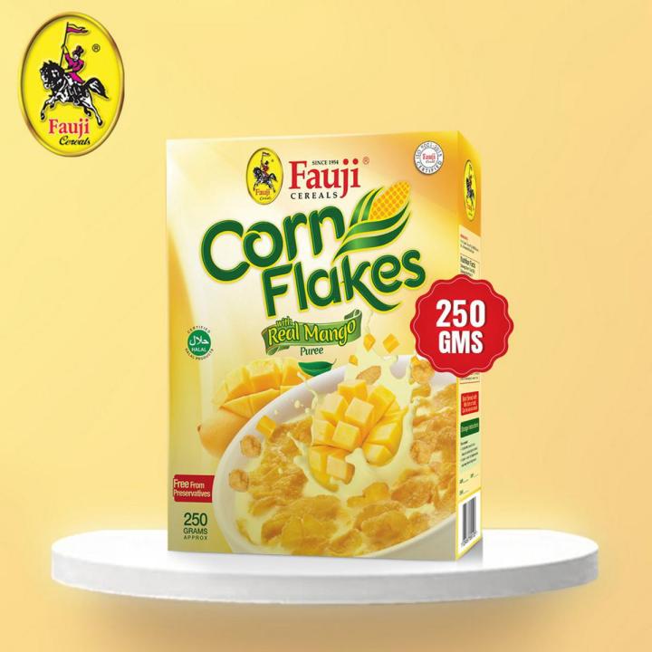 Fauji Corn Flakes with Real Mango Puree 250 Grams