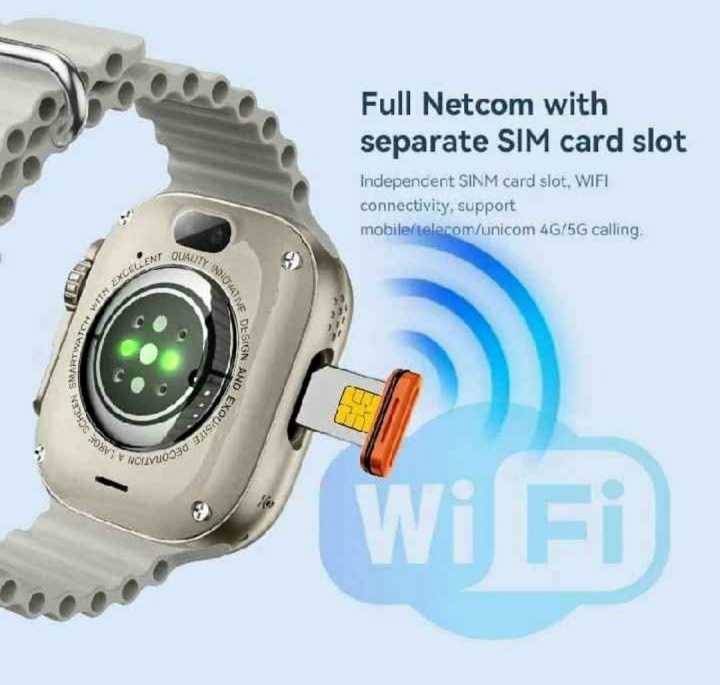 Ultra%20SIM%20Smart%20Watch%20%E2%80%93%201.99"%20Display,%2024%20Sports%20Modes,%20Bluetooth,%20Waterproof,%20Metal%20Body%20+%20Silicone%20Strap%20-%20Image%204