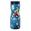 GERBER® PUFFS, Strawberry Apple, Baby Snacks, 42 g, 42 GR. 