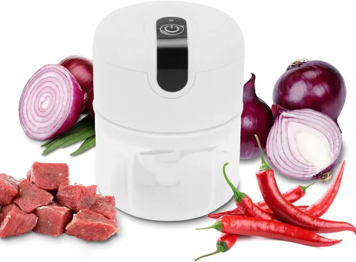 Portable Mini Food Chopper Electric, 250ml USB Rechargeable Portable ...