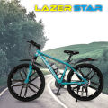 LAZER STAR 26 INCH MOUNTAIN BIKE , CYCLE FOR BOYS , RACING EDITION BICYCLE , ROAD BIKE 10 GEARS. 