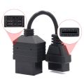 Car OBD II Cable for Toyota 17Pin to 16Pin OBD 2 Female Diagnostic Connector for Toyota 17 Pin OBDII Adapter. 