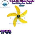 12 Inch DIY 5 Blade Propeller Fan 5 Wing Fan For DC Motor In Pakistan. 