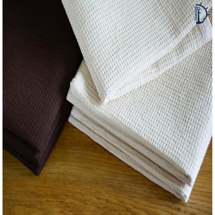 Dockyard Cotton Kitchen Towel | Waffle Kitchen Towel | 15 x 30 Inches Pack of 3