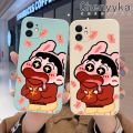 chenyyka For Oneplus 7 Pro 7T Pro Case Fashion Crayon Shin Chan Pattern Soft Phone Cases Thin Side Square Edge Casing Pattern Silicone Softcase Cover Shockproof Protection Cases. 