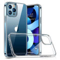 Transparent Silicone Case For iPhone 12 Pro Max, 13 Pro Max, 14 Plus, 14 Clear Soft Transparent Silicon Cover With bumper Without Camera Protection. 