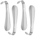 4 Pcs Easy To Use Silver Shoe Horns 6 Inch Stainless Steel Boot Jack Smooth Surface Shoe Wearer Man. 