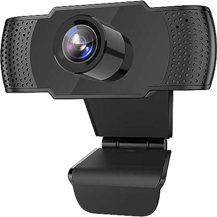 1080P Webcam with Microphone, Wansview USB 2.0 Desktop Laptop Computer Web Camera with Auto Light Correction, Plug and Play
