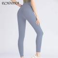ECHIDNA Yoga Pants Sweat Absorption Seamless Lady Sports Trousers. 