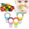 BABY FRUIT AND VEGETABLE FEEDING PACIFIER WITH RATTLE - FRUIT FEEDER - FRUIT SOOTHER. 