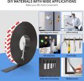 Magnetic Tape with 3M Adhesive Backing Flexible Magnet Strips Multi-Purpose Adhesive Magnetic Strips for Home and Office Use - Easy to Cut and Use. 