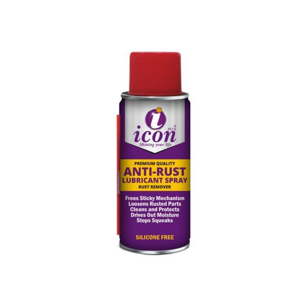 ANTI-RUST SPRAY - 200ML - ICON PLUS - Rust Protection Spray - Anti-Corrosion Spray - Rust Inhibitor Spray - Anti-Rust Treatment Spray - Rust-Block Spray - Rust-Proofing Spray Bottle