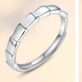 Korean TV drama My Demon Kim You Jung Same Style Zircon Men's and Women's Open Ring Adjustable Gift SONG KANG Couple Rings Fans. 