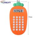 Calculator Mini Compact Mini Cartoon Fruit Shape Calculator for School Office Use Compact Portable Carrot Shaped Mini Calculator. 