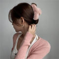 Girls Faux Hair Claw Soft Elegant Women Acrylic Hairpin Winter Plush Hair Clip for Hair Accessories Party Wedding Casual Use. 