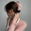 Girls Faux Hair Claw Soft Elegant Women Acrylic Hairpin Winter Plush Hair Clip for Hair Accessories Party Wedding Casual Use. 