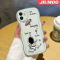JIUMOO For Infinix Note 12 G96 Case Cartoon Cute Astronaut Pattern Colorful Lovely Cream Wave Border Soft Clear Shockproof Phone Cases. 
