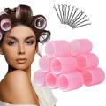 Indonesia Hair Rollers,6 Pack Self Grip Hair Curlers,Rollers for Hair,Salon Hairdressing Curlers for Women,DIY hairstyle ((Large)) Velcro Hair Rollers. 