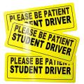 Student Driver Safety Sign Vehicle Bumper Car Sign Sticker Bumper for New Drivers Set of 3. 