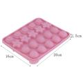 Multi Shapes Silicone Lollipop Mold 20 Cavity. 