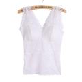 Floral Lace Wireless Padded Bralette Vest Top for Women. 
