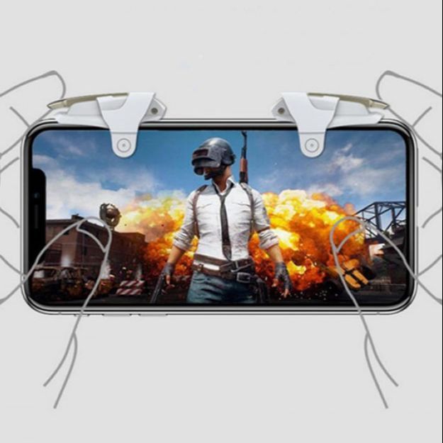 Universal Game King 2  Trigger Fire Button Smartphone Mobile Joystick Game L1 R1 for iPhone and Android, , Call of Duty/ Free Fire/ Knives Out/ Rules of Survival/ Survivor Royale/ Battle Royale/ PUBG/ Critical Ops