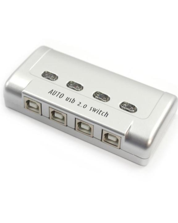 USB%20Printer%20Auto%20Sharing%20Switch%204%20Port%20-%20Silver%20-%20Image%202