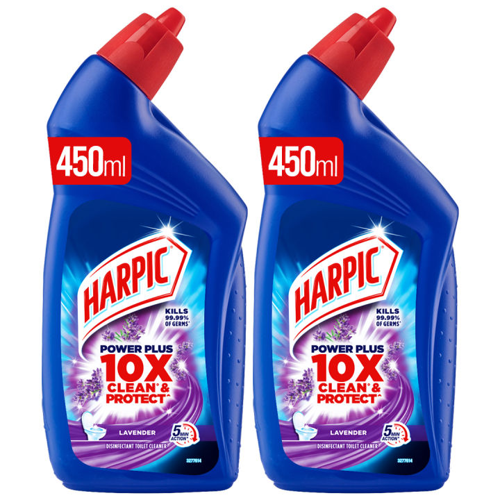 Harpic Toilet Cleaner Lavender 450ml - Pack of 2