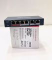 HIKVISION DS-3E0106P-E/M 4 Port Fast Ethernet Unmanaged POE Switch Transmission Network Switches Value Series-Store-and-forward switching-Solid high strength metal shell ethernet switch. 