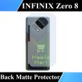Infinix Zero 8 Back Protector - Carbon Fiber Matte Soft Skin Sheet. 