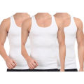 Ajmir Garments | Vest for Men | Pack Of 3 - White Inner Vest For Men - Without Sleeves. 