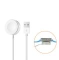 Magnetic Wireless Smart Watch Charger Universal Fast Dock Charger Stand- USB Magnetic Charging Cable Cord SmartWatch Adapter - White. 
