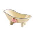 Self Draining Bathtub Storage Box Ins Bowknot Quick Drain Cute Soap Dish Tray Easy To Rinse Soap Holder Household. 