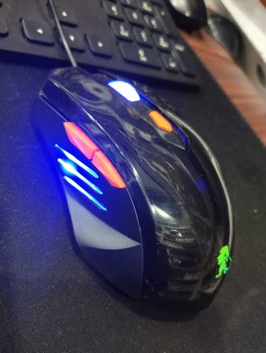 gaming mouse A867 HSXJ dpi speed 6400, 7 buttons, rgb lights usb wired mouse