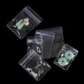 Transparent Small Ziplock Plastic Bags Jewelry Reclosable Storage Bag Packaging Clear PVC Self Sealing Pouches. 