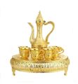 Arabic Hip flask Tray set Tea Coffee Cup Drinking Set for Home and Wedding Decoration. 