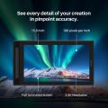 HUION KAMVAS Pro 16 2.5K QHD Drawing Tablet with Screen QLED Full-Laminated Graphics Tablet with Battery-Free Pen, 15.8-inch Digital Art Tablet Compatible with Mac, PC, Android & Linux. 