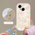 VRQR Elegant Tulip Casing for Tecno Spark Go 1 GO 2025 Phone Phone Case Wave Soft Silicone Candy Bracelet Cover. 