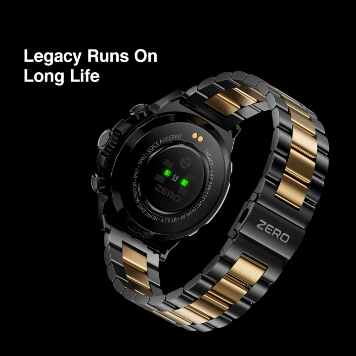 Zero%C2%AE%20Legacy%20Smartwatch%201.43"%20AMOLED%20Display%20%7C%20Bluetooth%20Calling,%20Magnetic%20Charging,%20Health%20Tracking%20%7C%20Classic%20Round%20Dial%20with%20Zinc%20Alloy%20Body%20%7C%20Ideal%20for%20Men%20&%20Women%20-%20Image%205