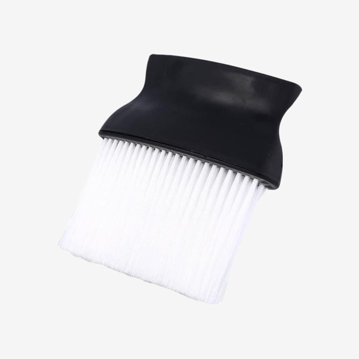 Neck Dusting Brush 1PC Large Barber Brush Hair Cutting Neck Duster Brush Professional Barber Brush Natural Fiber With Plastic Handle Cutting Kit For Or Barber Shop Neck Brush,1Pcs Professional Soft Wide Neck Duster Clean Brush for Barbers Hair Cutting