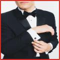 Fashion Cufflink Studs for Coats and Shirts in Box Pack 1 PAIR (DESIGN VARIATION POSSIBLE). 