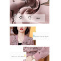 Bingirl Women Coat Patchwork Round Neck Long Sleeve Zipper Jackets Fashion Printed Sun Protection Clothes. 