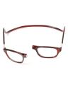 Magnetic Reading Glasses in brown - Reading magnetic Adjustable Glass 1.0 Brown. 