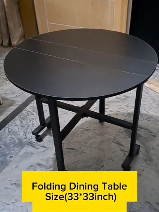 Dinning%20Table%20Folding,%20with%20Metal%20frame%20powder%20coating%20,Family%20round%20table%20movable%20desk%20simple%20multi-function%20hotel%20three-fold%20-%20Image%206