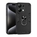 Redmi Note 13 Pro Shockproof Armor Case with Magnetic Ring Holder for Note 13, 12, 12S, 12C (4G/5G) – Protects Camera and Can be Used with Car Mount". 
