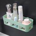 Maise Multipurpose Kitchen Bathroom Shelf Wall Holder Storage Rack Bathroom Rack Storage Box Magic Sticker Shower Rack Shelf - Random Color. 