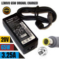Genuine Lenovo Laptop Charger 65W 20V 3.25A AC adapter Power Supply Without Power Cable. 