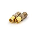 F Female Jack to SMA Male Plug Straight RF Coax Coaxial Connector Adapter. 