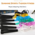 Adjustable Skipping Rope Transparent PVC Eco-friendly Fitness Exercise Jump Rope. 
