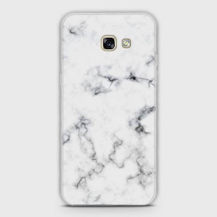 Samsung A5 2017 (A520) Cover - SkinLee HQ Hybrid Case (Soft) - White Liquid Marble - SKINLEE-106-1-129-36